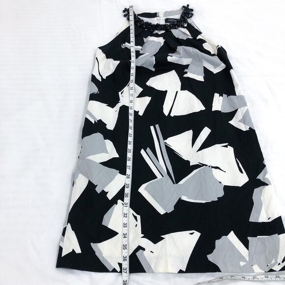 Chetta B Beaded Neck Mock Halter Sheath Dress - Picture 8 of 11